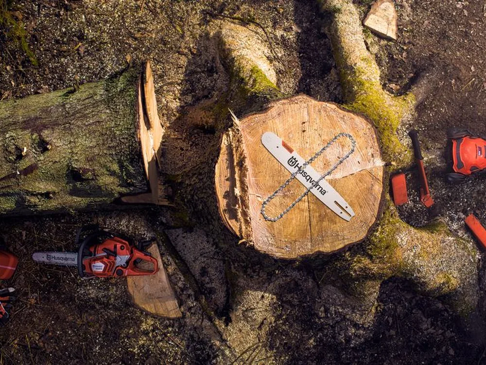 Chainsaw chain and cutting parts